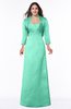 ColsBM Erica Mint Green Traditional Criss-cross Straps Satin Floor Length Pick up Mother of the Bride Dresses