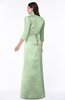ColsBM Erica Pale Green Traditional Criss-cross Straps Satin Floor Length Pick up Mother of the Bride Dresses