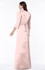 ColsBM Erica Pastel Pink Traditional Criss-cross Straps Satin Floor Length Pick up Mother of the Bride Dresses