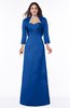 ColsBM Erica Royal Blue Traditional Criss-cross Straps Satin Floor Length Pick up Mother of the Bride Dresses