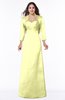ColsBM Erica Wax Yellow Traditional Criss-cross Straps Satin Floor Length Pick up Mother of the Bride Dresses