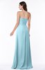 ColsBM Jewel Aqua Classic Strapless Sleeveless Zip up Floor Length Appliques Bridesmaid Dresses