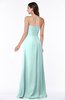 ColsBM Jewel Blue Glass Classic Strapless Sleeveless Zip up Floor Length Appliques Bridesmaid Dresses