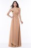 ColsBM Jewel Burnt Orange Classic Strapless Sleeveless Zip up Floor Length Appliques Bridesmaid Dresses