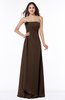 ColsBM Jewel Copper Classic Strapless Sleeveless Zip up Floor Length Appliques Bridesmaid Dresses