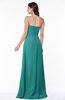 ColsBM Jewel Emerald Green Classic Strapless Sleeveless Zip up Floor Length Appliques Bridesmaid Dresses