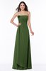 ColsBM Jewel Garden Green Classic Strapless Sleeveless Zip up Floor Length Appliques Bridesmaid Dresses