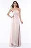 ColsBM Jewel Light Pink Classic Strapless Sleeveless Zip up Floor Length Appliques Bridesmaid Dresses