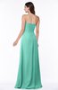 ColsBM Jewel Mint Green Classic Strapless Sleeveless Zip up Floor Length Appliques Bridesmaid Dresses