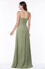 ColsBM Jewel Moss Green Classic Strapless Sleeveless Zip up Floor Length Appliques Bridesmaid Dresses
