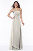 ColsBM Jewel Off White Classic Strapless Sleeveless Zip up Floor Length Appliques Bridesmaid Dresses