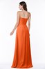 ColsBM Jewel Tangerine Classic Strapless Sleeveless Zip up Floor Length Appliques Bridesmaid Dresses