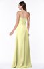 ColsBM Jewel Wax Yellow Classic Strapless Sleeveless Zip up Floor Length Appliques Bridesmaid Dresses