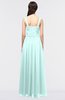 ColsBM Barbara Blue Glass Glamorous A-line Sleeveless Zip up Ruching Bridesmaid Dresses