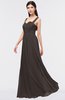 ColsBM Barbara Java Glamorous A-line Sleeveless Zip up Ruching Bridesmaid Dresses