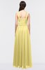 ColsBM Barbara Misted Yellow Glamorous A-line Sleeveless Zip up Ruching Bridesmaid Dresses