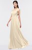 ColsBM Barbara Novelle Peach Glamorous A-line Sleeveless Zip up Ruching Bridesmaid Dresses