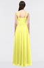 ColsBM Barbara Pale Yellow Glamorous A-line Sleeveless Zip up Ruching Bridesmaid Dresses