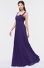ColsBM Barbara Royal Purple Glamorous A-line Sleeveless Zip up Ruching Bridesmaid Dresses