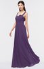 ColsBM Barbara Violet Glamorous A-line Sleeveless Zip up Ruching Bridesmaid Dresses