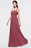 ColsBM Barbara Wine Glamorous A-line Sleeveless Zip up Ruching Bridesmaid Dresses