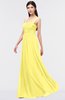 ColsBM Barbara Yellow Iris Glamorous A-line Sleeveless Zip up Ruching Bridesmaid Dresses