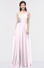 ColsBM Lyra Blush Mature Asymmetric Neckline Zip up Floor Length Appliques Bridesmaid Dresses