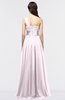 ColsBM Lyra Blush Mature Asymmetric Neckline Zip up Floor Length Appliques Bridesmaid Dresses
