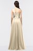 ColsBM Lyra Champagne Mature Asymmetric Neckline Zip up Floor Length Appliques Bridesmaid Dresses