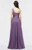ColsBM Lyra Chinese Violet Mature Asymmetric Neckline Zip up Floor Length Appliques Bridesmaid Dresses