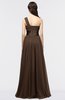 ColsBM Lyra Copper Mature Asymmetric Neckline Zip up Floor Length Appliques Bridesmaid Dresses