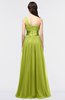 ColsBM Lyra Green Oasis Mature Asymmetric Neckline Zip up Floor Length Appliques Bridesmaid Dresses