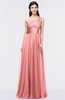 ColsBM Lyra Lantana Mature Asymmetric Neckline Zip up Floor Length Appliques Bridesmaid Dresses