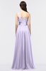 ColsBM Lyra Pastel Lilac Mature Asymmetric Neckline Zip up Floor Length Appliques Bridesmaid Dresses