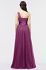 ColsBM Lyra Raspberry Mature Asymmetric Neckline Zip up Floor Length Appliques Bridesmaid Dresses