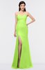 ColsBM Claudia Bright Green Mature Sheath Strapless Sleeveless Floor Length Ruching Bridesmaid Dresses