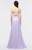ColsBM Claudia Light Purple Mature Sheath Strapless Sleeveless Floor Length Ruching Bridesmaid Dresses