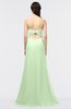 ColsBM Claudia Pale Green Mature Sheath Strapless Sleeveless Floor Length Ruching Bridesmaid Dresses
