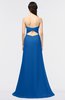 ColsBM Claudia Royal Blue Mature Sheath Strapless Sleeveless Floor Length Ruching Bridesmaid Dresses