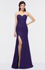 ColsBM Claudia Royal Purple Mature Sheath Strapless Sleeveless Floor Length Ruching Bridesmaid Dresses