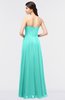 ColsBM Marlee Blue Turquoise Modest A-line Sleeveless Zip up Floor Length Plainness Bridesmaid Dresses