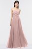 ColsBM Marlee Blush Pink Modest A-line Sleeveless Zip up Floor Length Plainness Bridesmaid Dresses
