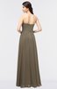 ColsBM Marlee Carafe Brown Modest A-line Sleeveless Zip up Floor Length Plainness Bridesmaid Dresses