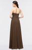 ColsBM Marlee Chocolate Brown Modest A-line Sleeveless Zip up Floor Length Plainness Bridesmaid Dresses