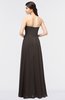 ColsBM Marlee Fudge Brown Modest A-line Sleeveless Zip up Floor Length Plainness Bridesmaid Dresses