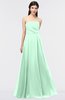 ColsBM Marlee Honeydew Modest A-line Sleeveless Zip up Floor Length Plainness Bridesmaid Dresses