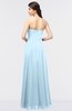 ColsBM Marlee Ice Blue Modest A-line Sleeveless Zip up Floor Length Plainness Bridesmaid Dresses