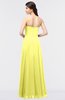 ColsBM Marlee Pale Yellow Modest A-line Sleeveless Zip up Floor Length Plainness Bridesmaid Dresses