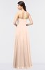 ColsBM Marlee Peach Puree Modest A-line Sleeveless Zip up Floor Length Plainness Bridesmaid Dresses