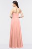 ColsBM Marlee Peach Modest A-line Sleeveless Zip up Floor Length Plainness Bridesmaid Dresses